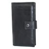голям кожен мъжки портфейл черен 8624