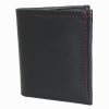малък мъжки портфейл естествена кожа черен 3966