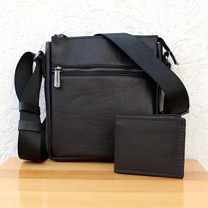 персонализиран комплект чанта и портфейл