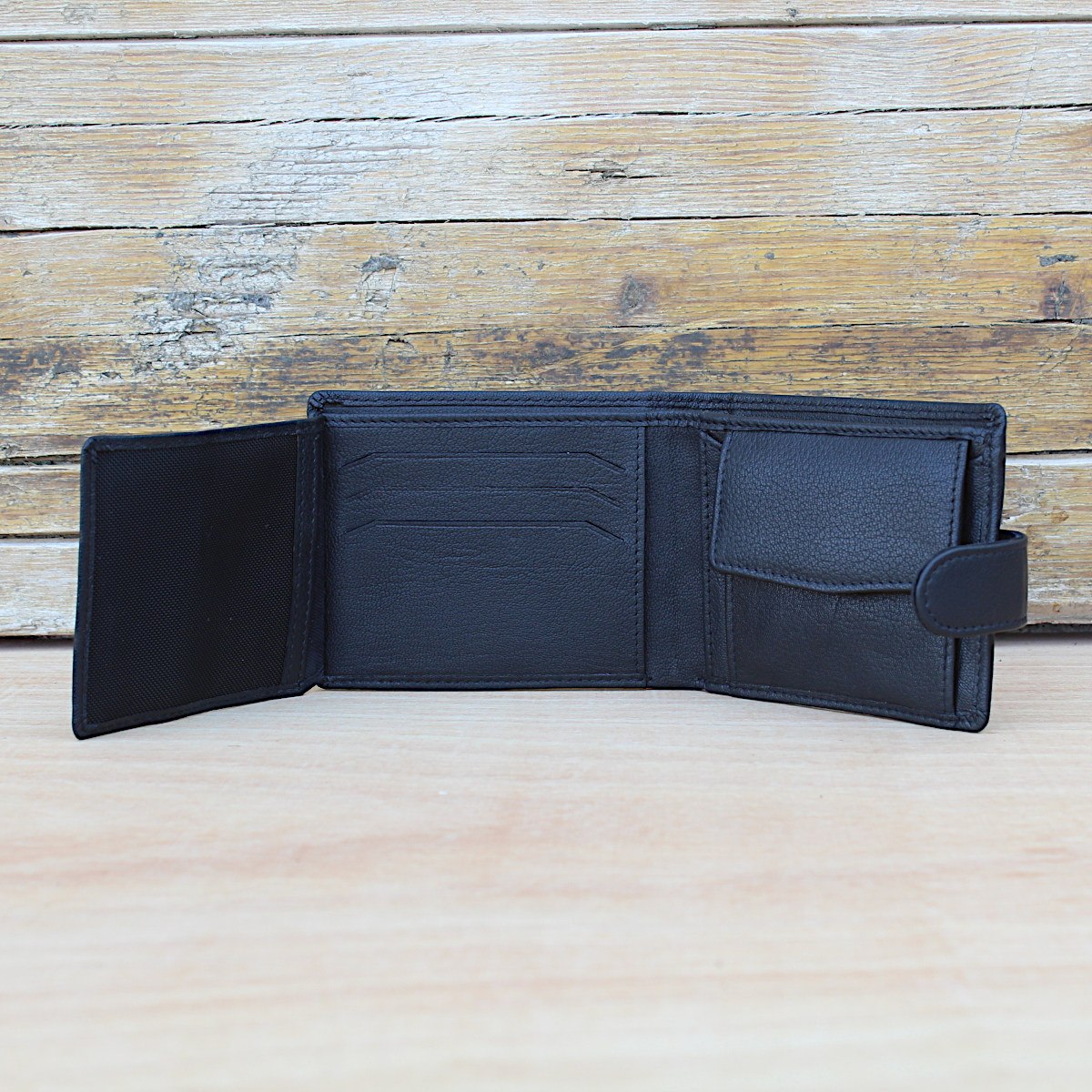 Мъжки Кожен Портфейл Със Закопчаване Мъжки Кожен Портфейл Със Закопчаване 2