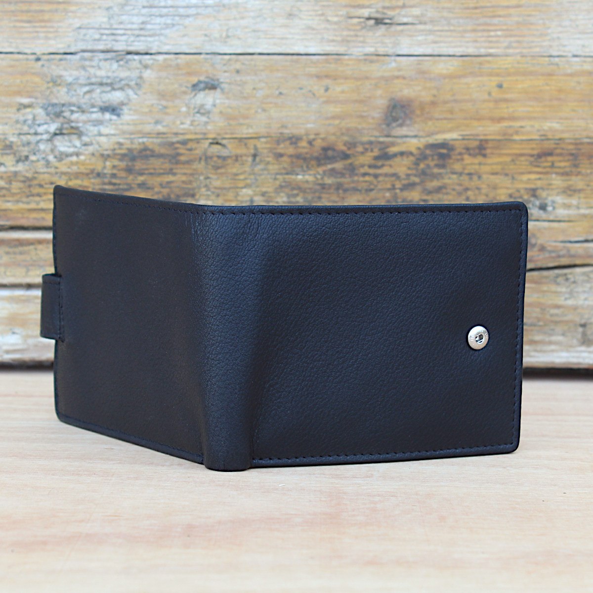 Мъжки Кожен Портфейл Със Закопчаване Мъжки Кожен Портфейл Със Закопчаване 5