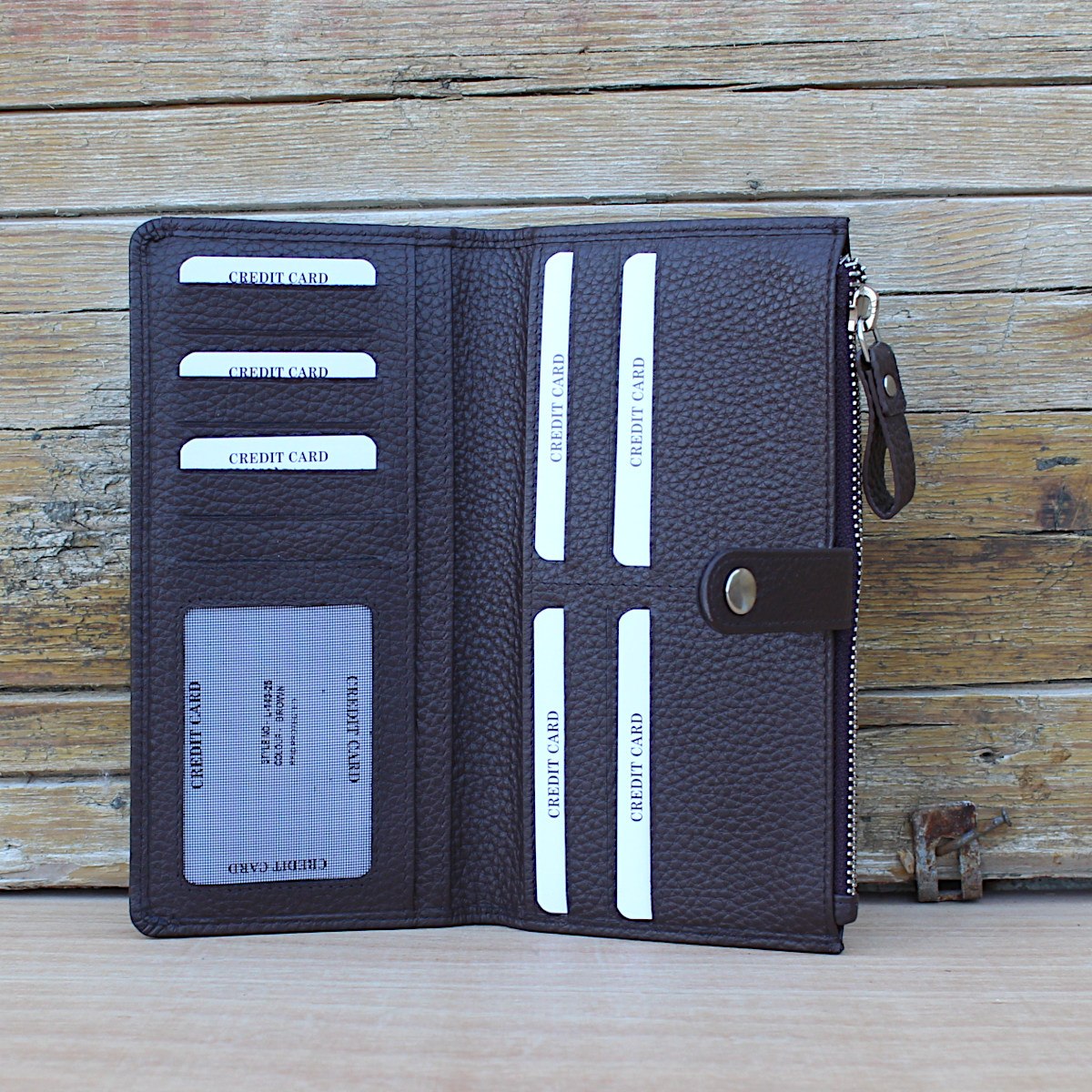 Просторен Мъжки Портфейл за Карти и Банкноти Просторен Мъжки Портфейл за Карти и Банкноти 1