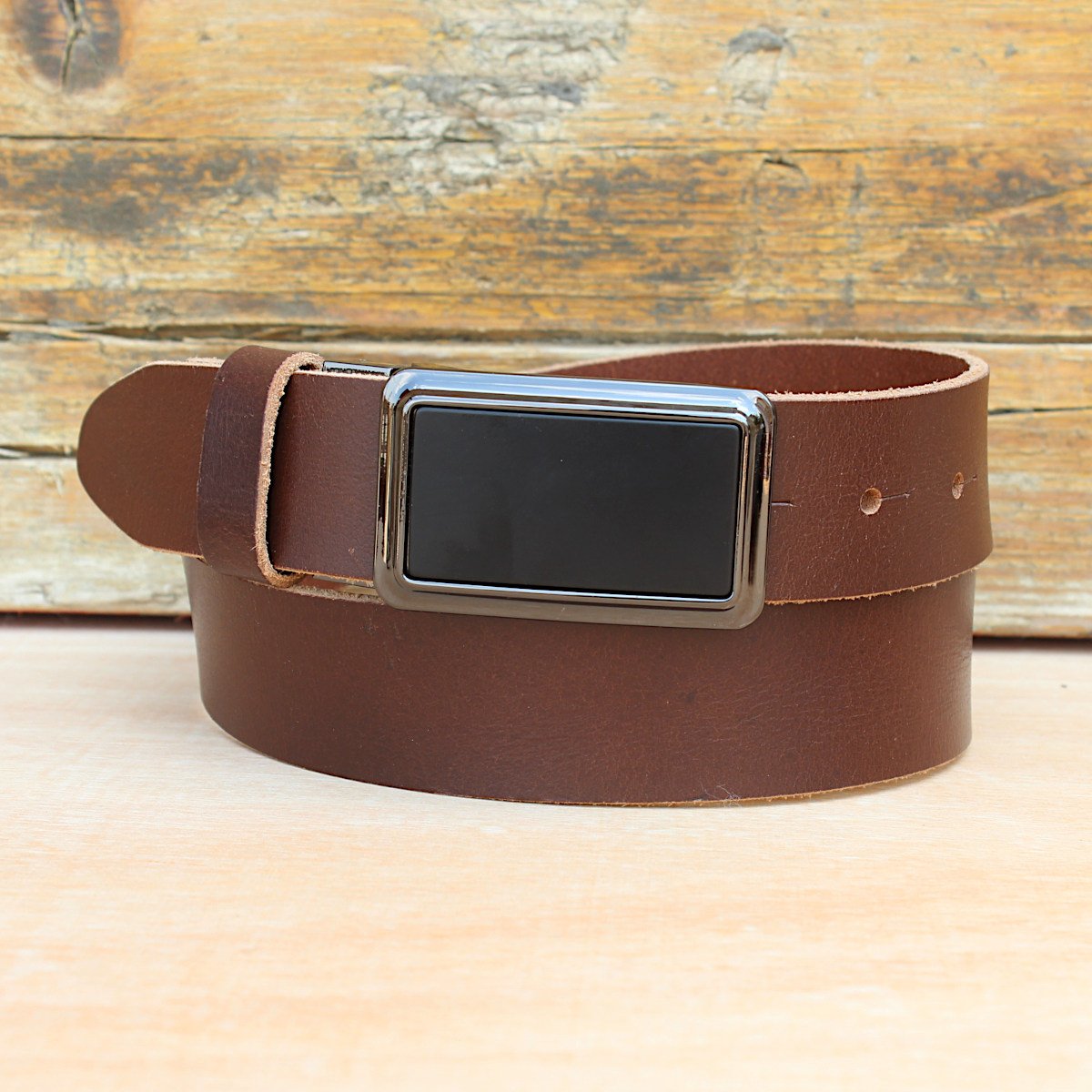 Тъмно Кафяв Колан с Две Катарами Тъмно Кафяв Колан с Две Катарами 2