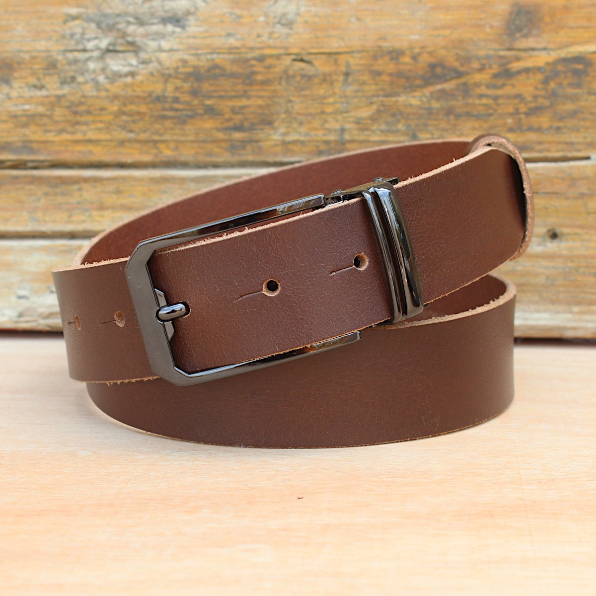 Тъмно Кафяв Колан с Две Катарами Тъмно Кафяв Колан с Две Катарами 3