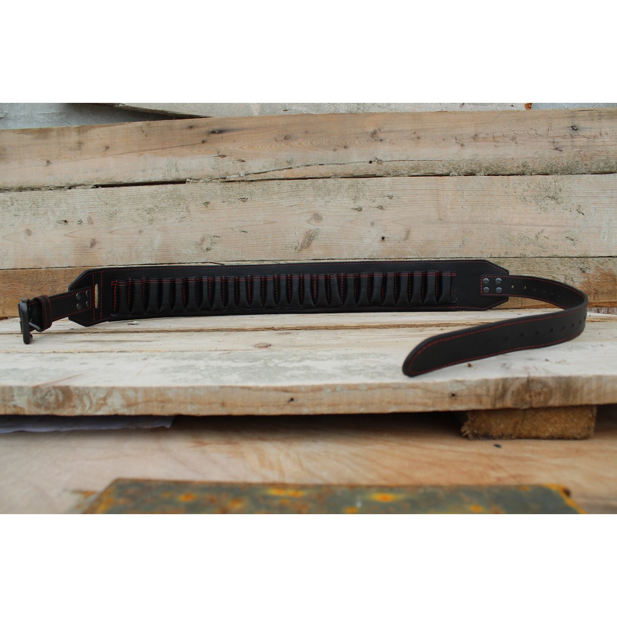 Черен Кожен Патрондаш 12/16/20 Калибър 1 Черен Кожен Патрондаш 12/16/20 Калибър 5