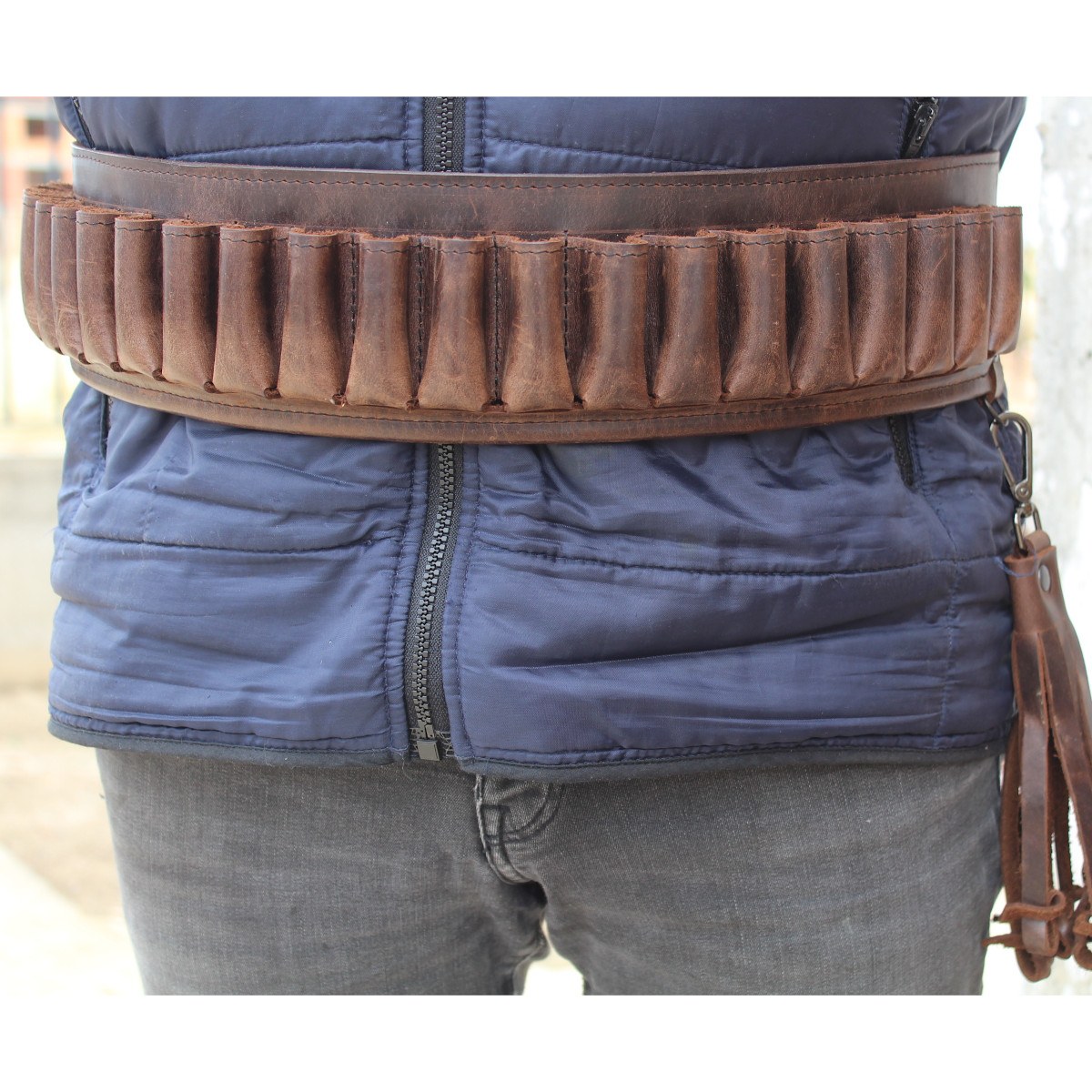 Кафяв Кожен Патрондаш 12/16/20 Калибър Кафяв Кожен Патрондаш 12/16/20 Калибър 4