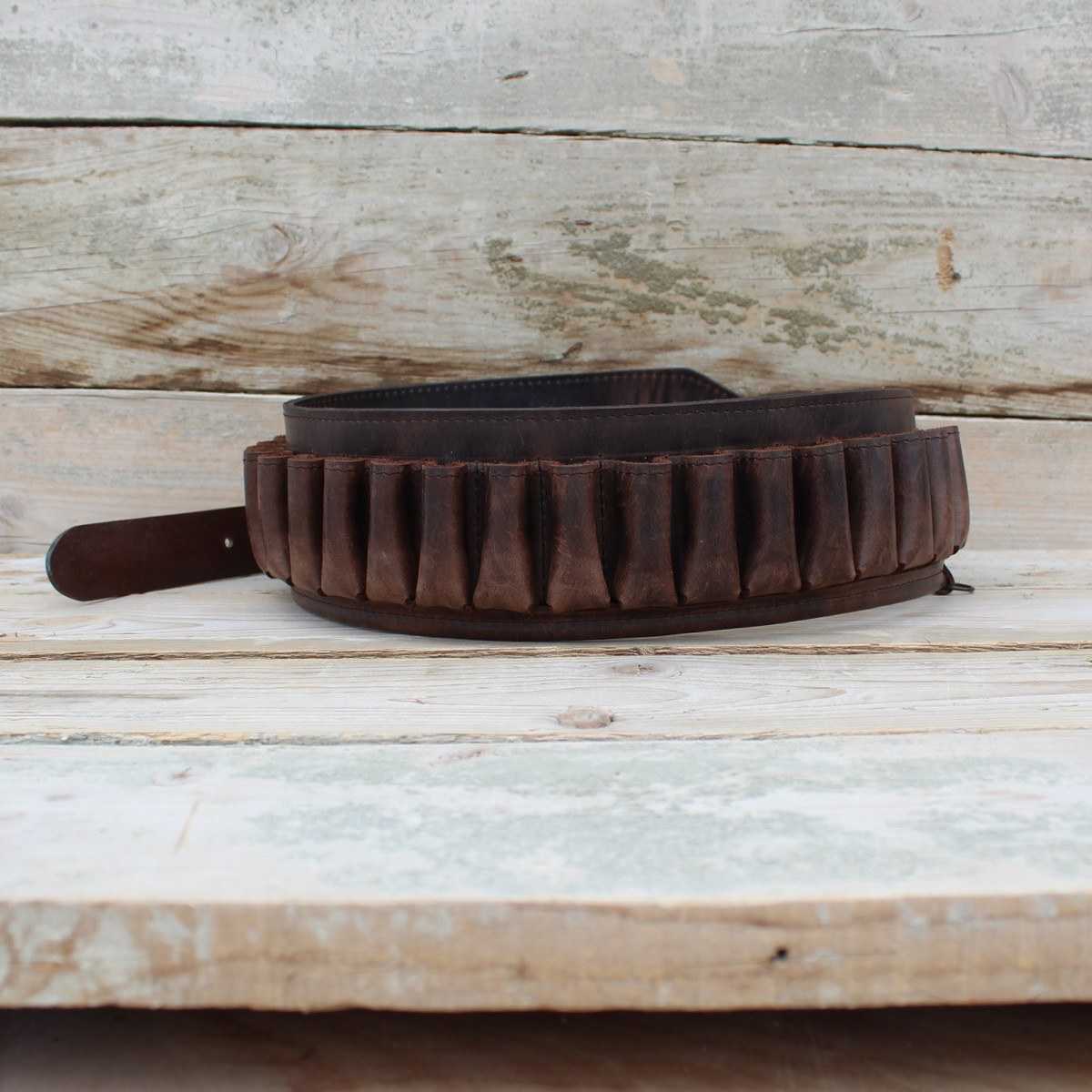 Кафяв Кожен Патрондаш 12/16/20 Калибър