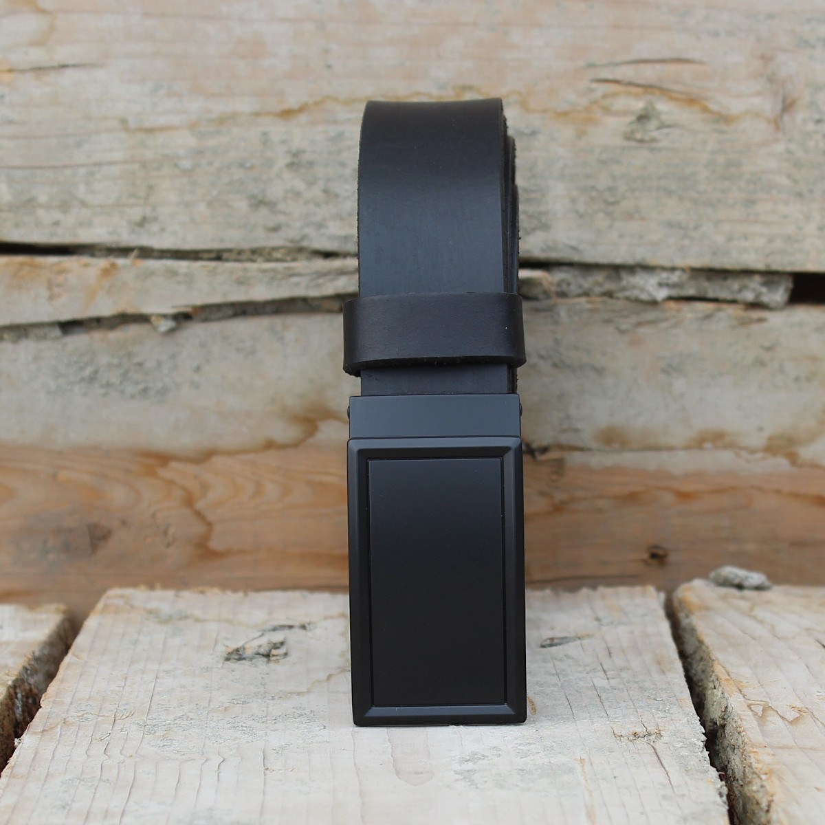 Мъжки Стилен Черен Колан за Панталон АРТ# 7122